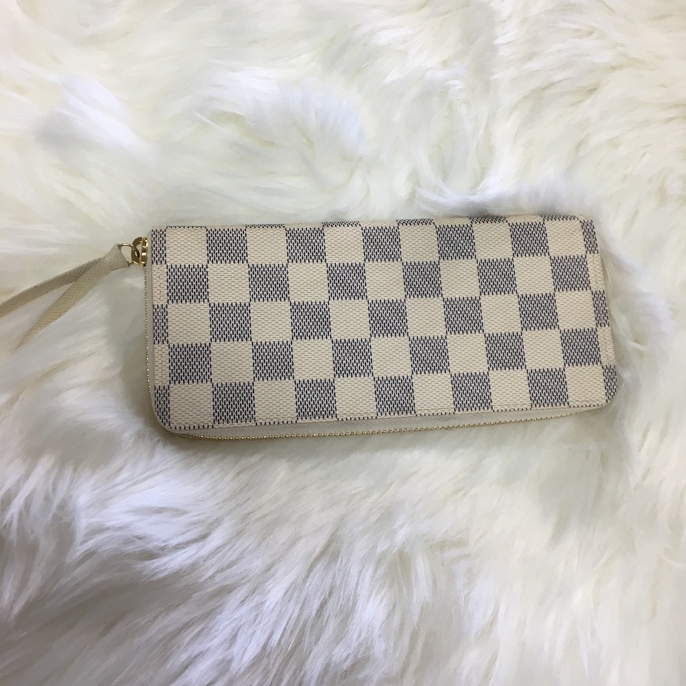 Authentic Clemence Louis Vuitton wallet Azure